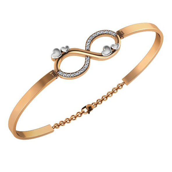 Armreifen Infinity  aus Gold