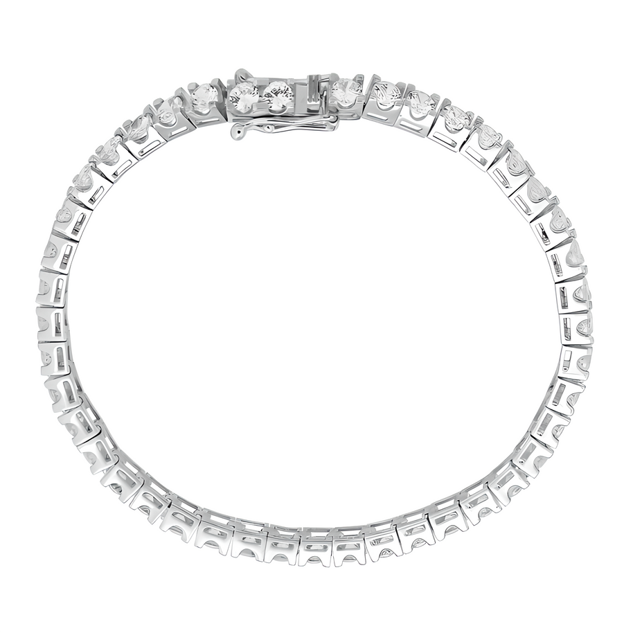 Tennisarmband mit Zirkonia aus Silber 925