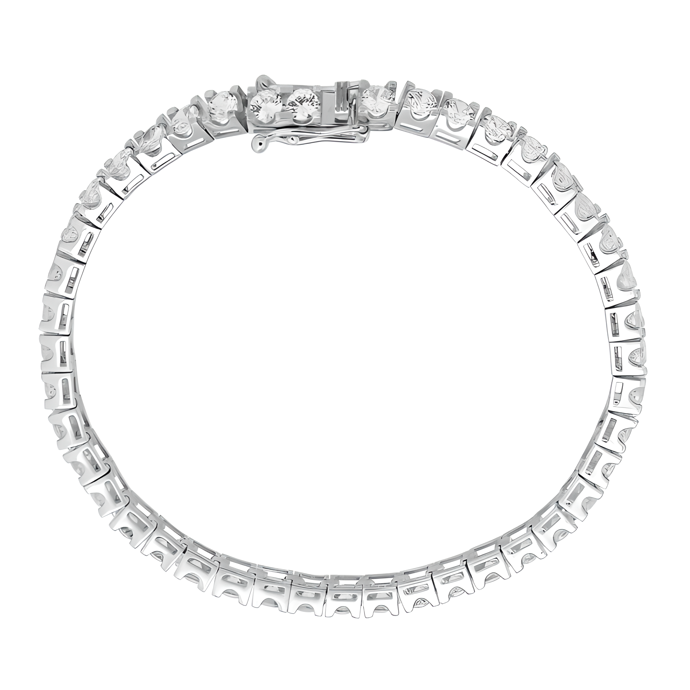 Tennisarmband mit Zirkonia aus Silber 925