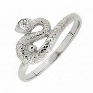 Gold snake ring