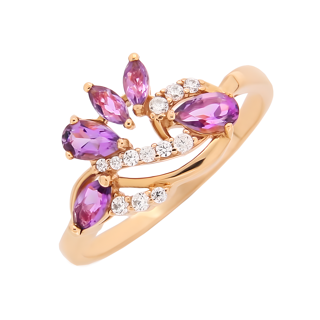 Damenring mit Amethyst