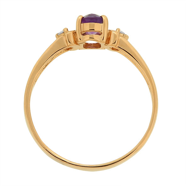 Damenring in Rotgold 585