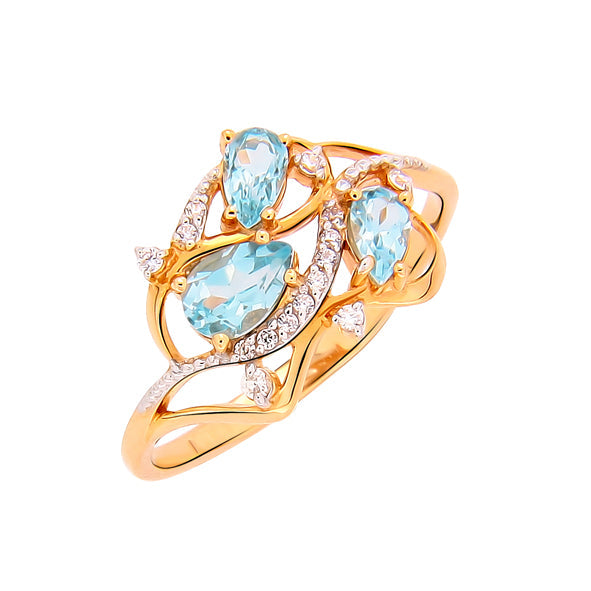 Ring in Rotgold 585