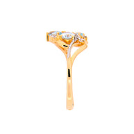 Ring in Rotgold 585