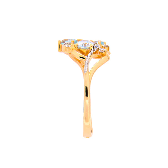 Ring in Rotgold 585