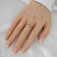 Goldring Damenring mit Zirkonia