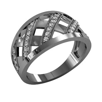 Damenring mit Zirkonia