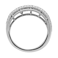 Damenring aus Gold mit Zirkonia