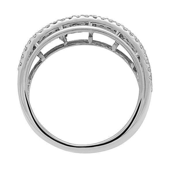 Damenring aus Gold mit Zirkonia