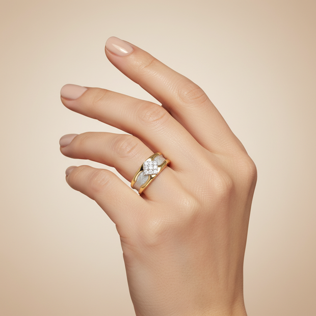 Damenring in Gelbgold 585