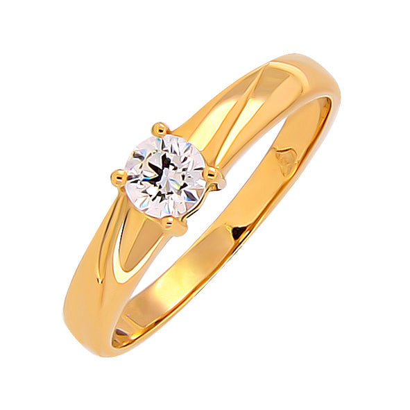 Verlobungsring mit Zirkonia