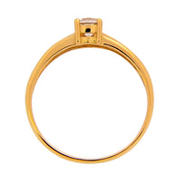 Damenring Verlobungsring mit Zirkonia