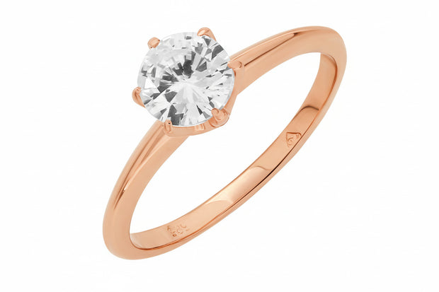 Verlobungsring mit Zirkonia