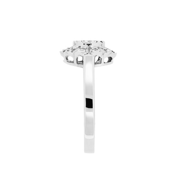 Goldring mit Zirkonia