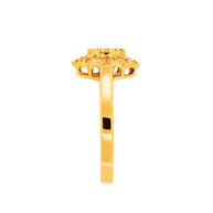 Goldring mit Zirkonia