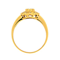 Goldring mit Zirkonia