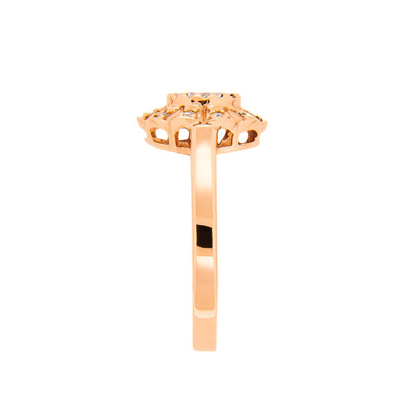 Goldring mit Zirkonia