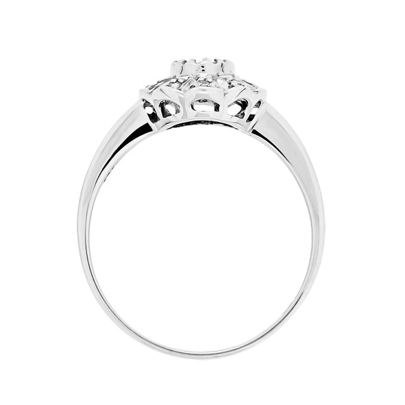 Goldring mit Zirkonia