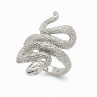 Gold snake ring