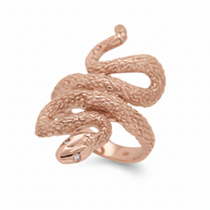 Gold snake ring