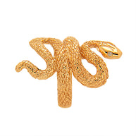 Gold snake ring