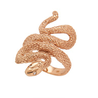 Gold snake ring