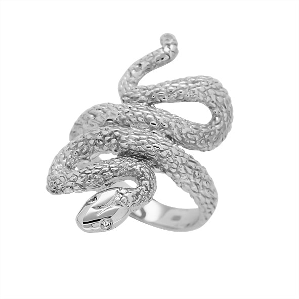 Gold snake ring