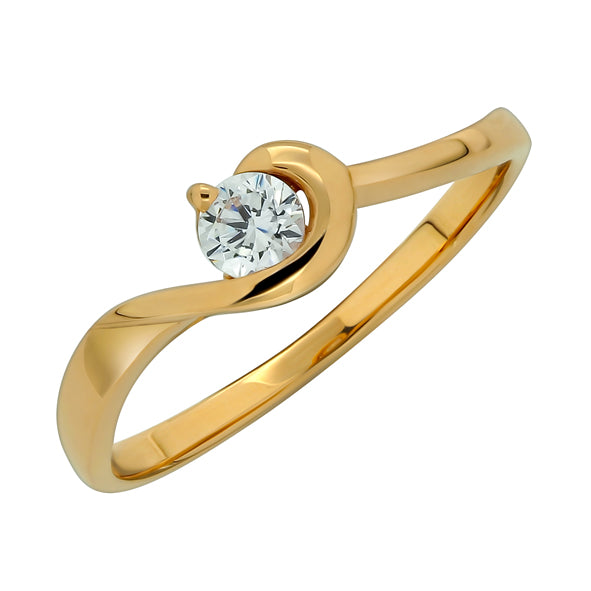 Damenring Verlobungsring Rotgold