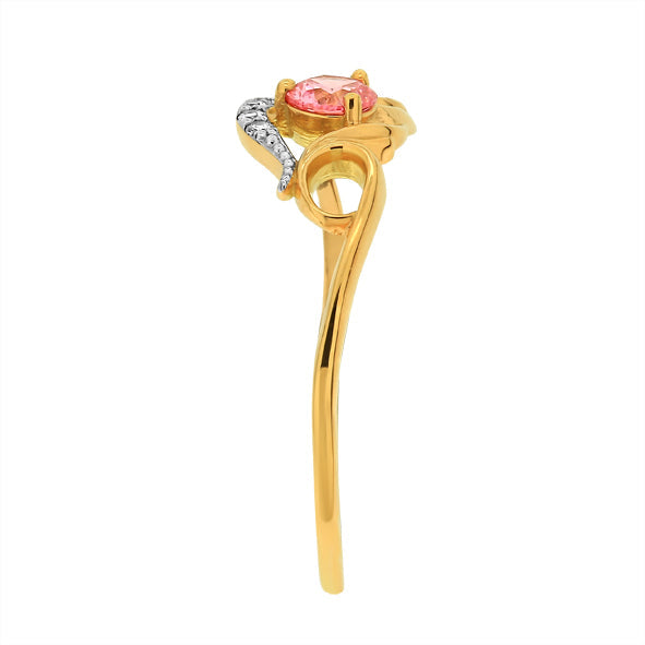 Goldring Damenring mit Zirkonia