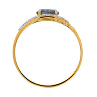 Damenring in Rotgold 585 mit Zirkonia