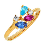 Damenring aus Rotgold 585