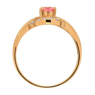 Goldring Damenring mit Zirkonia