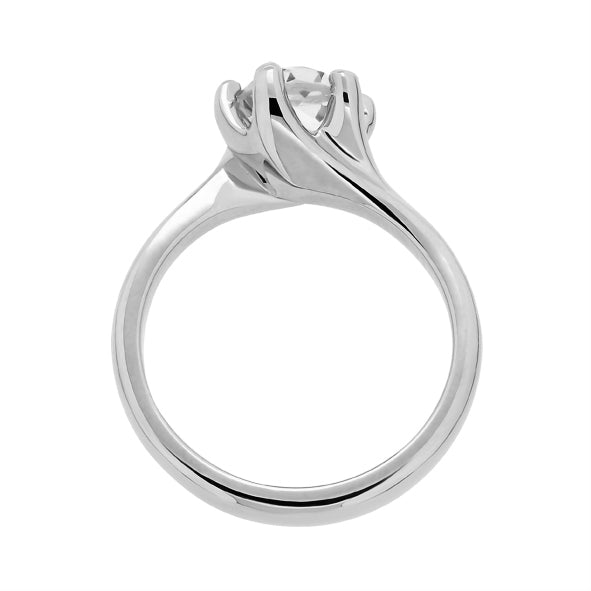 Damenring Verlobungsring mit Zirkonia