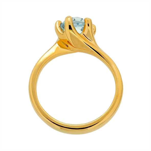 Damenring Verlobungsring mit Zirkonia