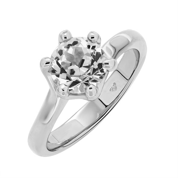 Damenring Verlobungsring mit Zirkonia