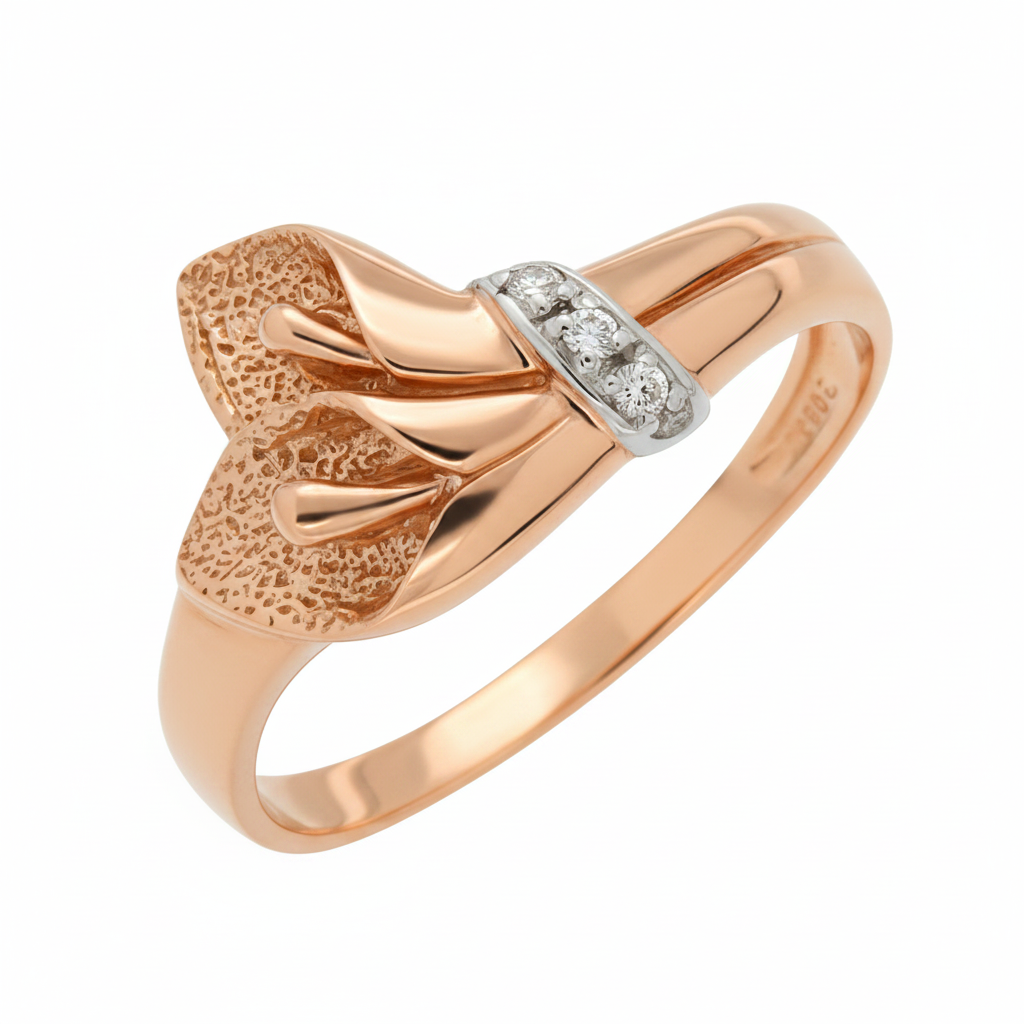 Gold women's ring Calla