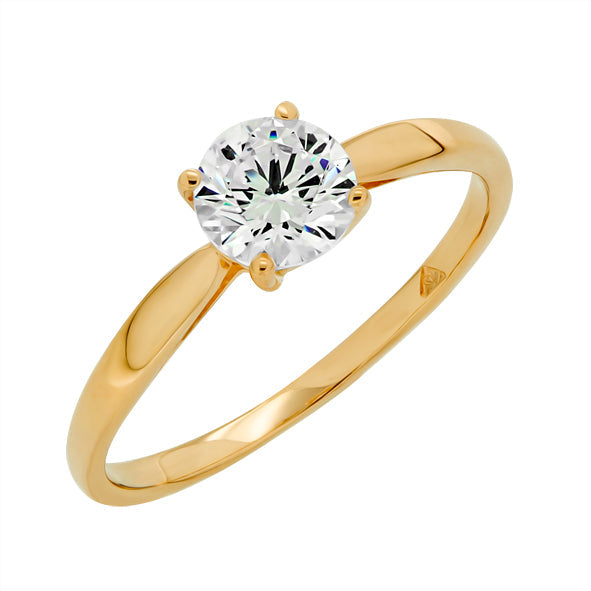 Verlobungsring mit Zirkonia