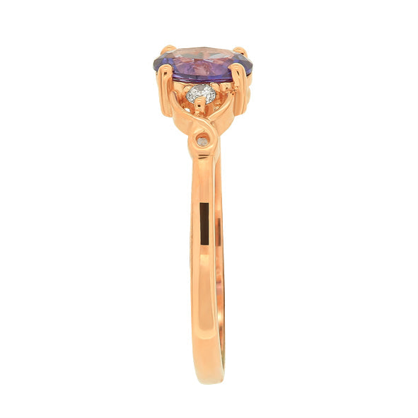 Damenring in Rotgold 585