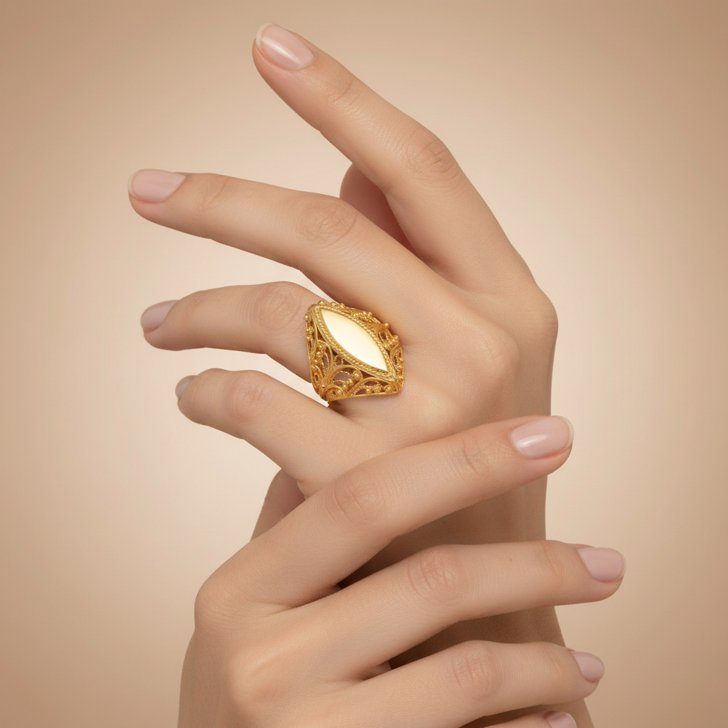Gold ring for women