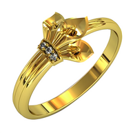 Ladies' Calla ring in gold