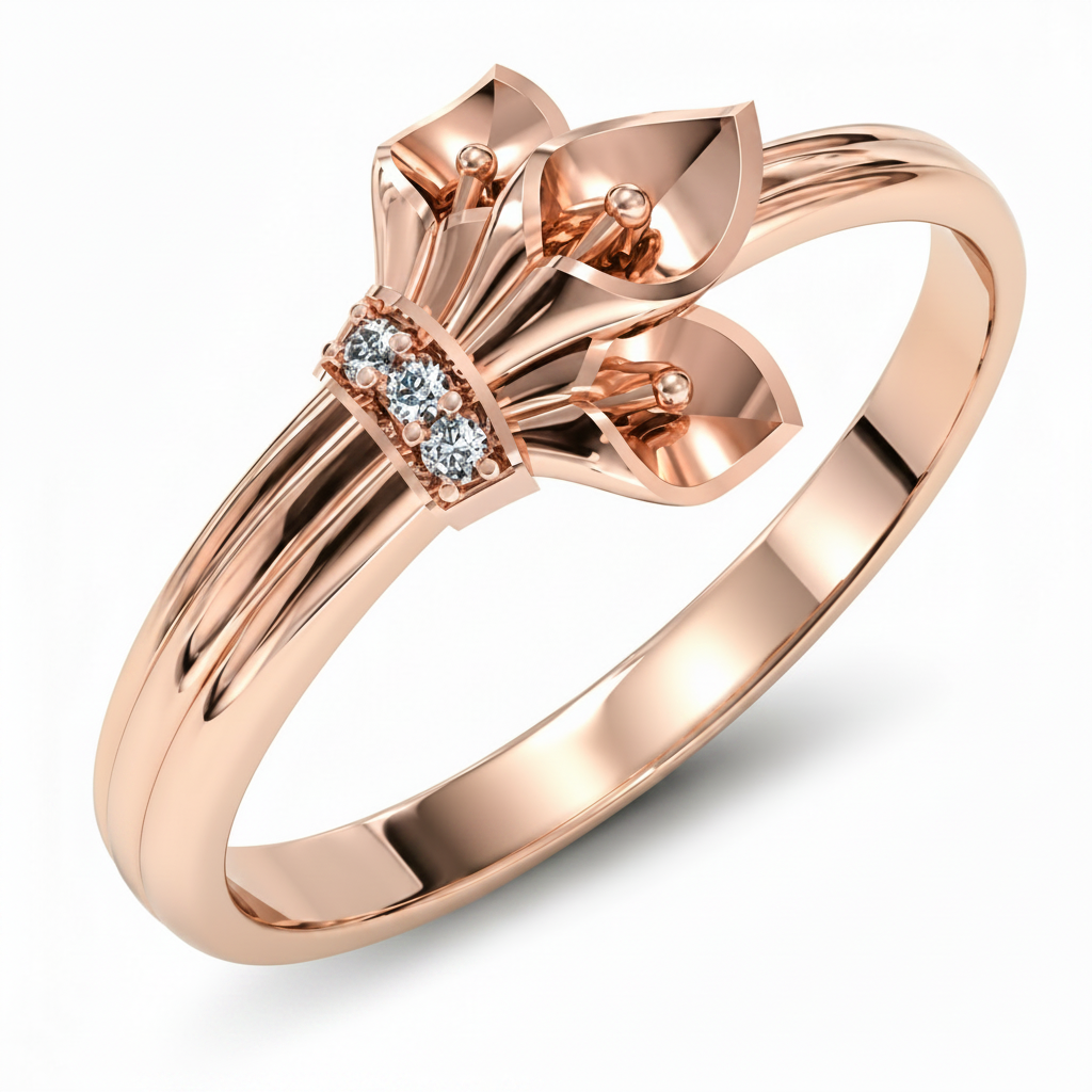 Ladies' Calla ring in gold