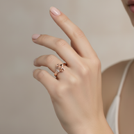 Ladies' Calla ring in gold