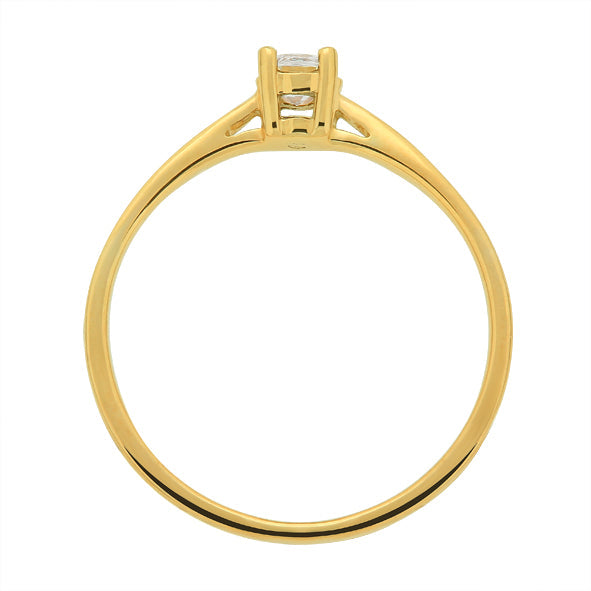 Verlobungsring mit Zirkonia