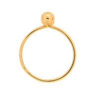  Goldener Damenring „Kuss“