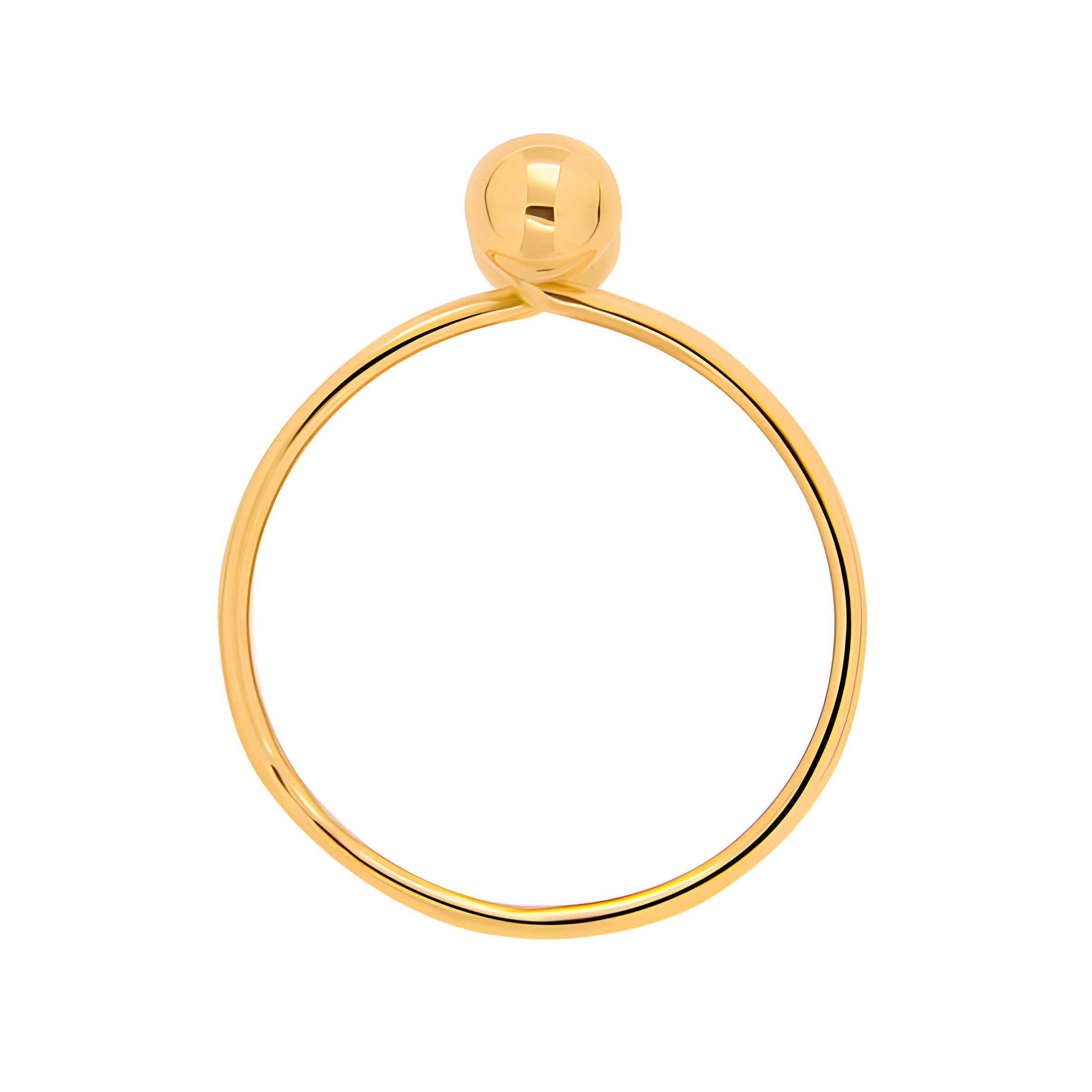  Goldener Damenring „Kuss“