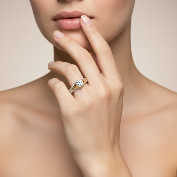 Damenring in Gelbgold 585