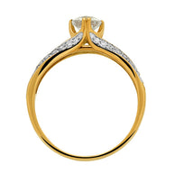 Damenring in Gelbgold 585