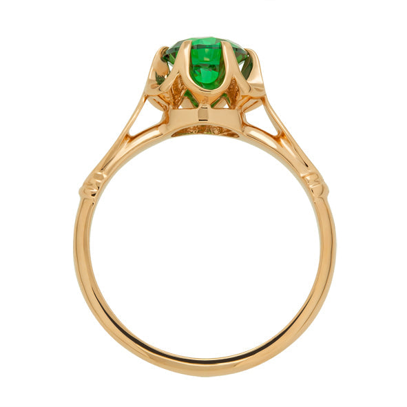 Damenring aus Rotgold 585 mit Zirkonia