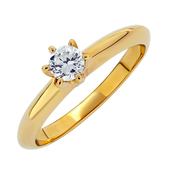 Verlobungsring mit Zirkonia