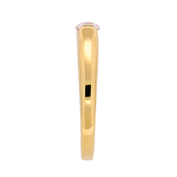 Verlobungsring aus Gelbgold